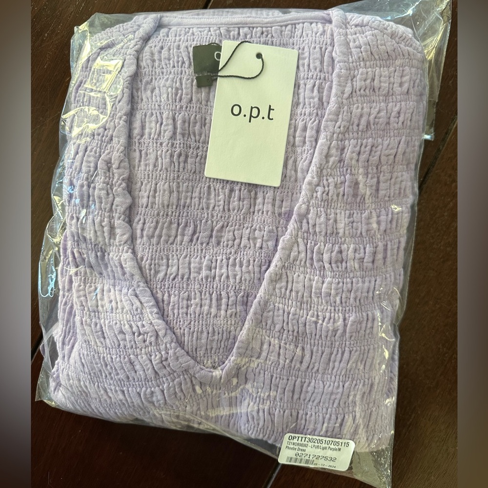Tuckernuck O.P.T Phoebe Dress - lilac. S. NWT - Picture 7 of 7